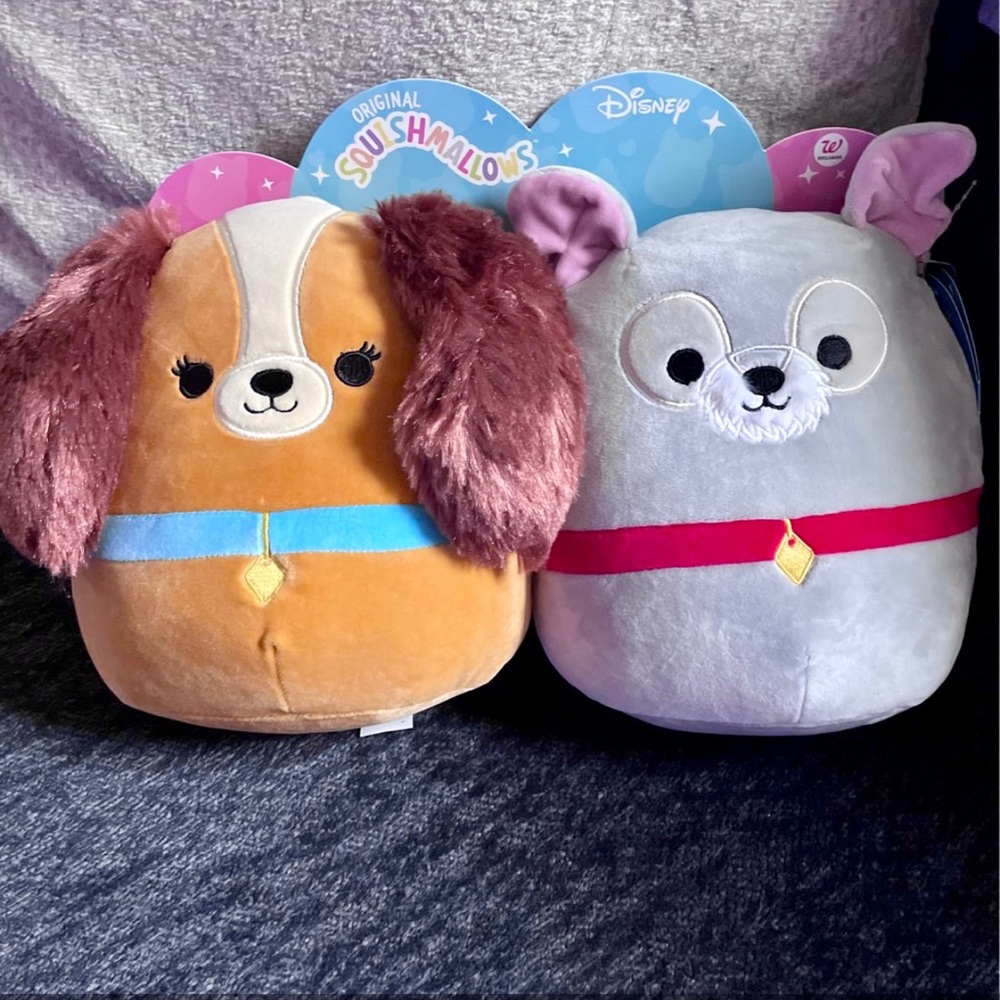 Lady and the Tramp 8” squishmallow bundle